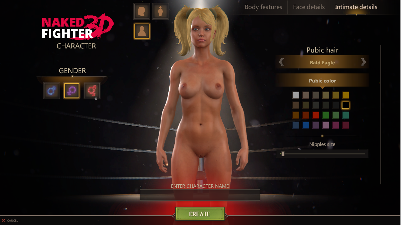 Naked Fighter 3D - New Demo 2021 Sam.