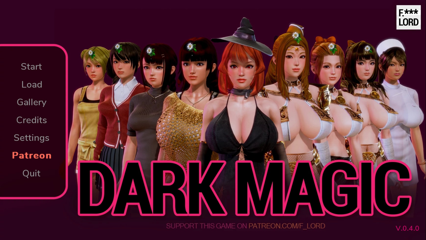 Dark magic porn game