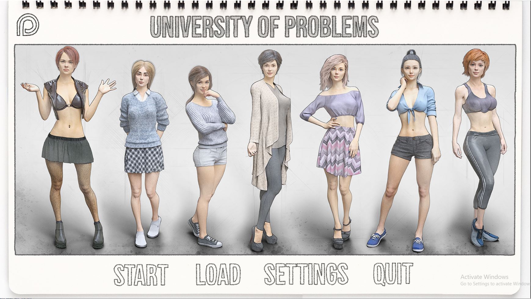 University of problems porn games